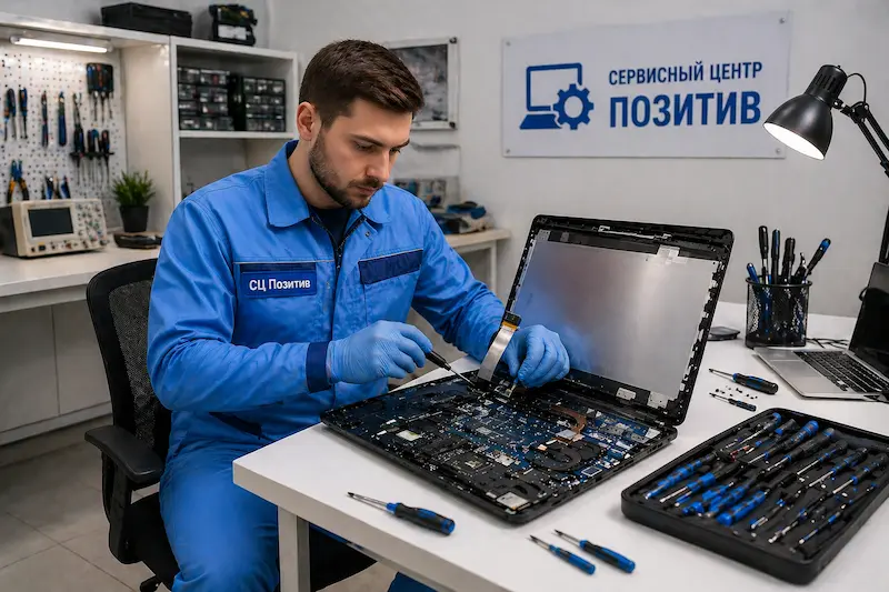 Замена шлейфа матрицы ноутбука в Кемерово