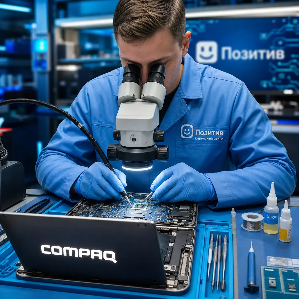 Замена видеокарты ноутбука Compaq в Кемерово