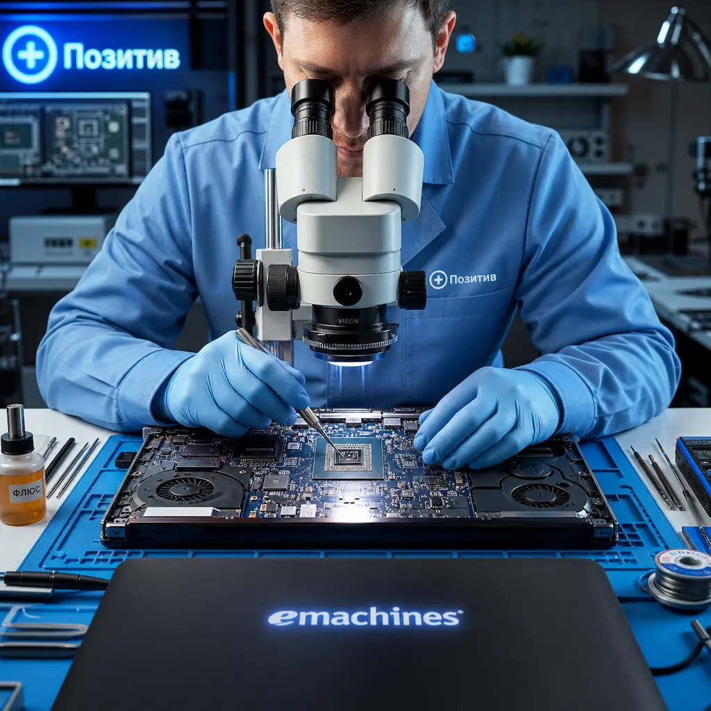 Замена видеокарты ноутбука Emachines в Кемерово