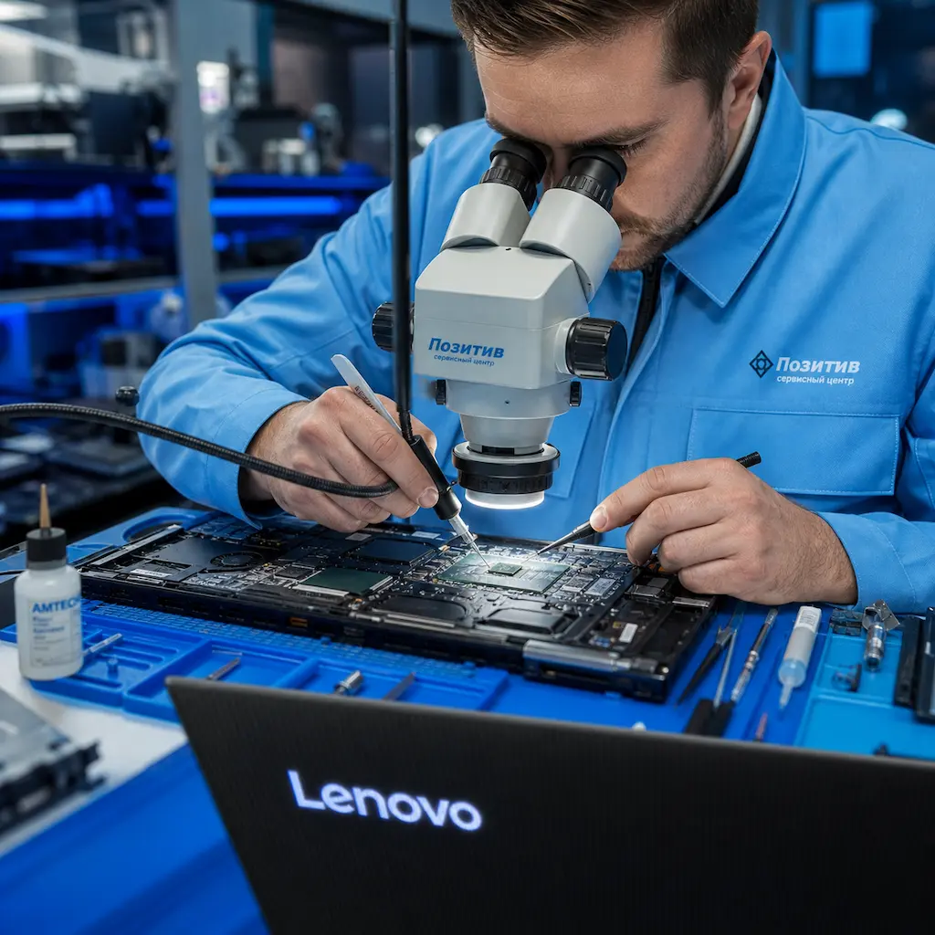 Замена видеокарты ноутбука Lenovo в Кемерово