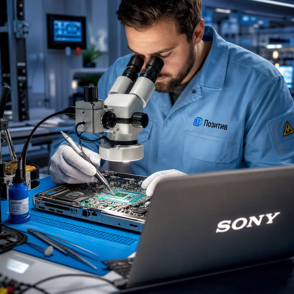 Замена видеокарты ноутбука Sony в Кемерово