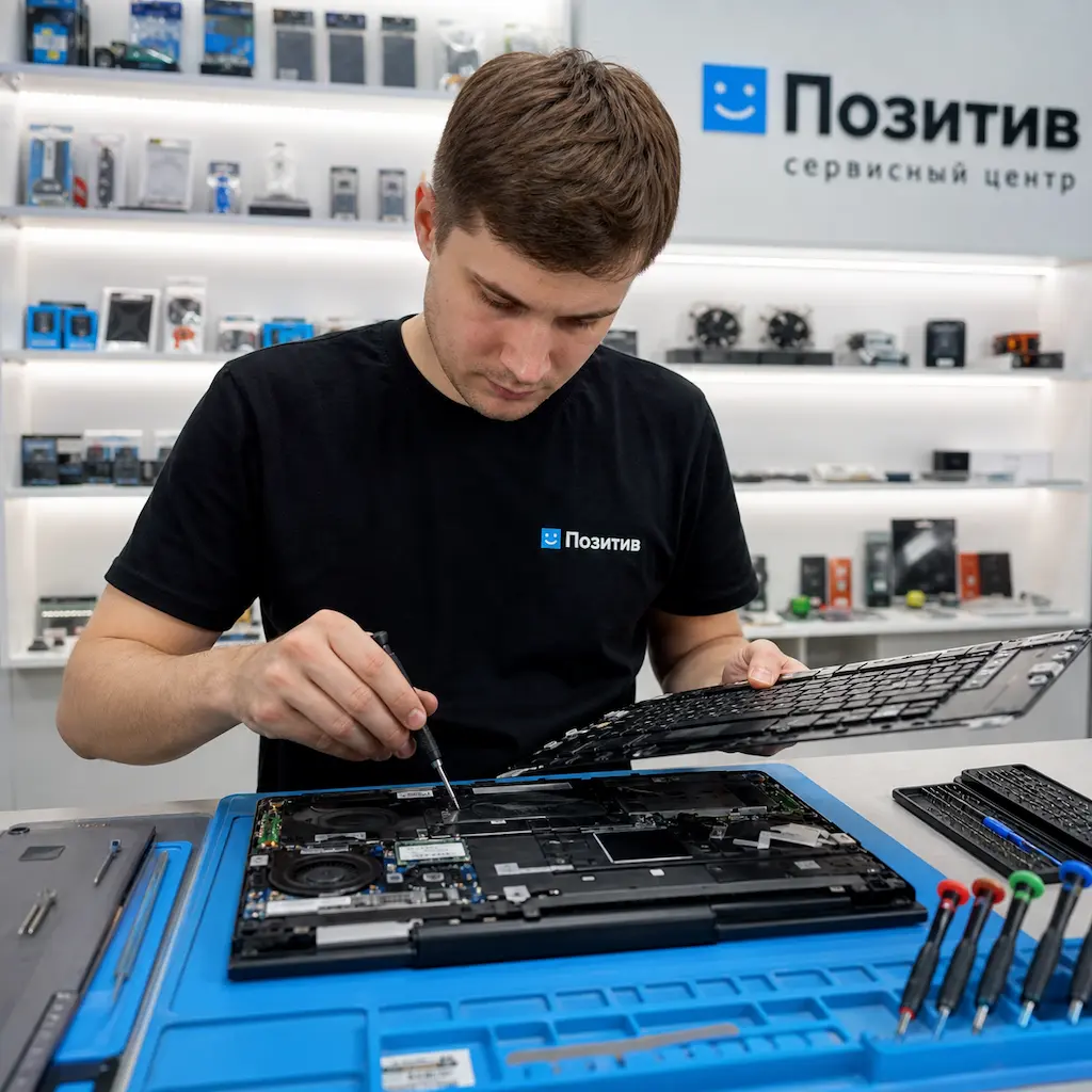 заменить клавиатуру на ноутбуке Samsung в Кемерово