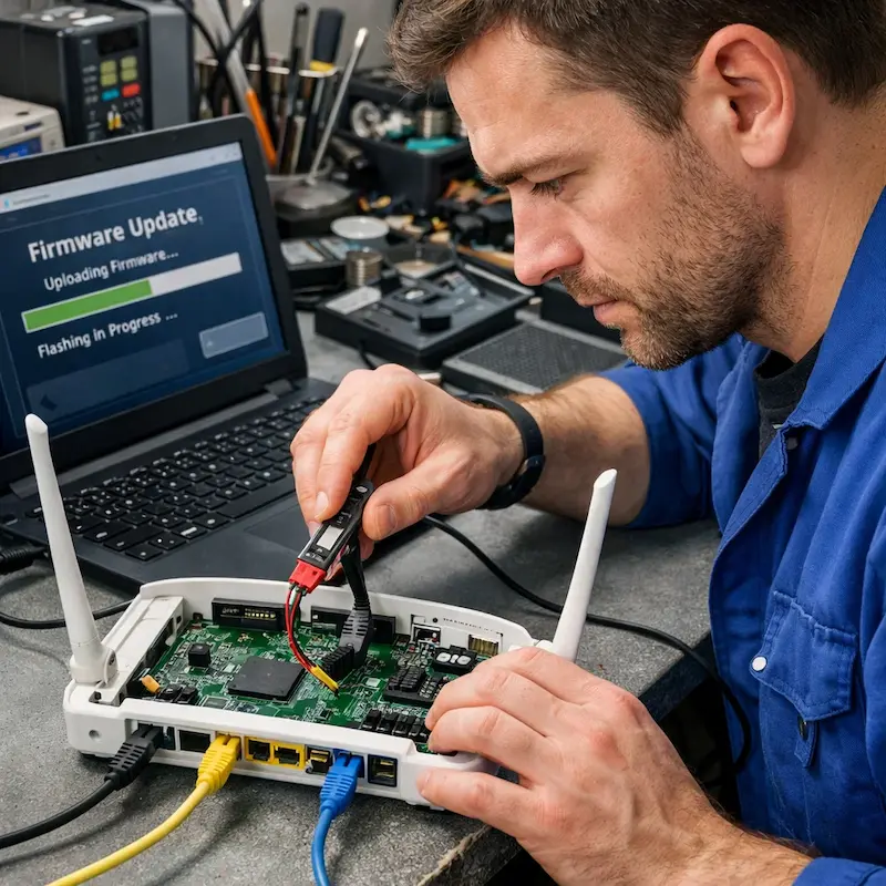 Обновление прошивки роутера в Кемерово