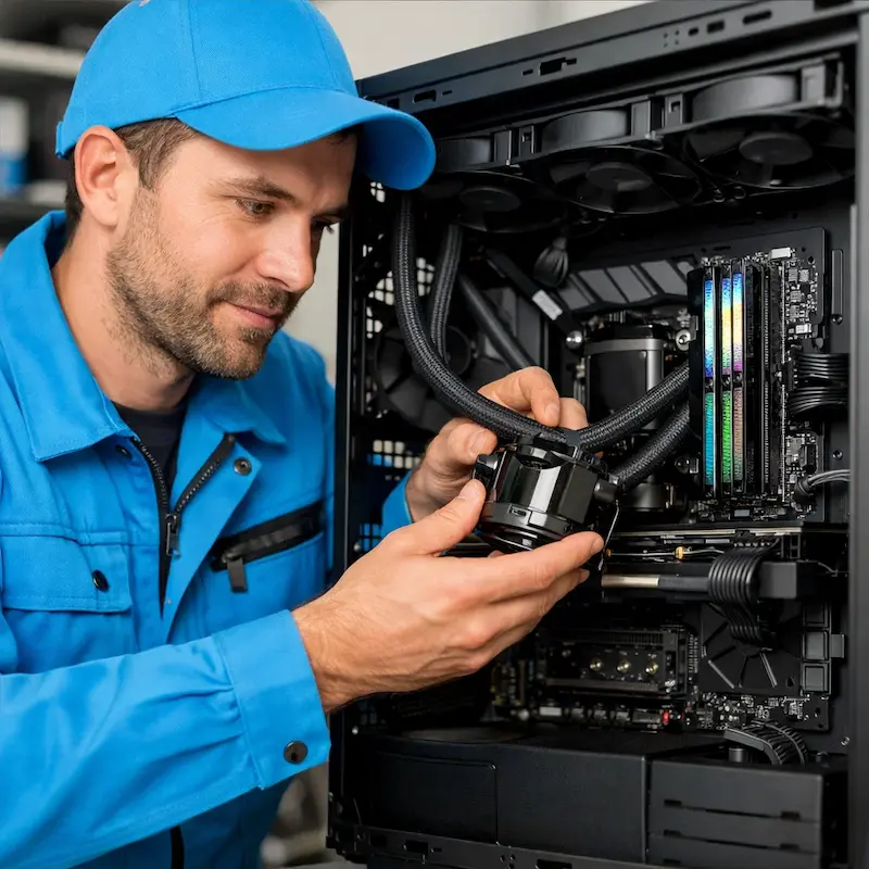 Установка СЖО на ПК в Кемерово