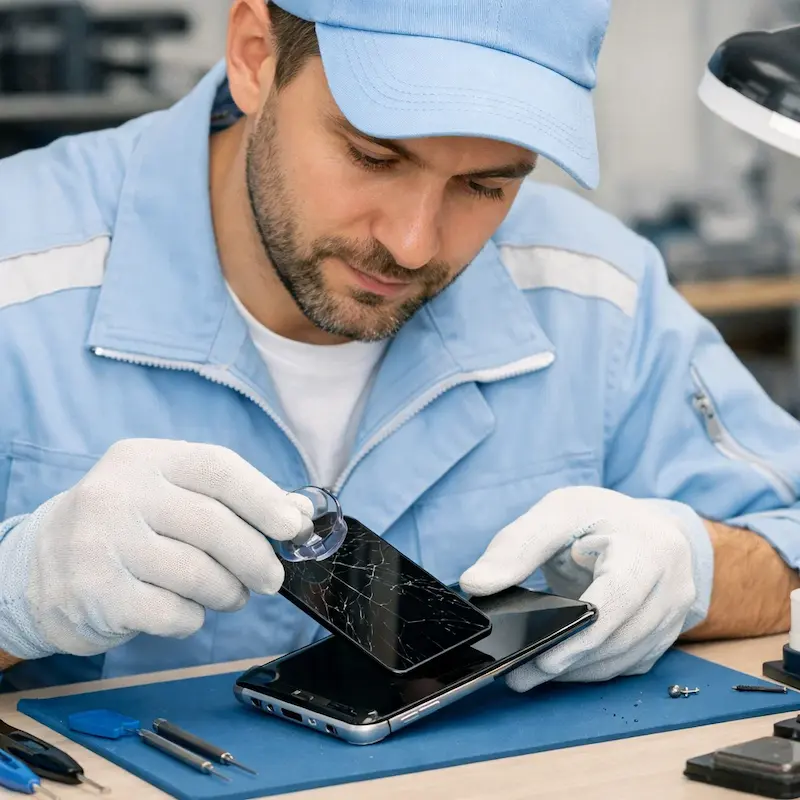 Заменить сенсорное стекло на смартфоне в Кемерово