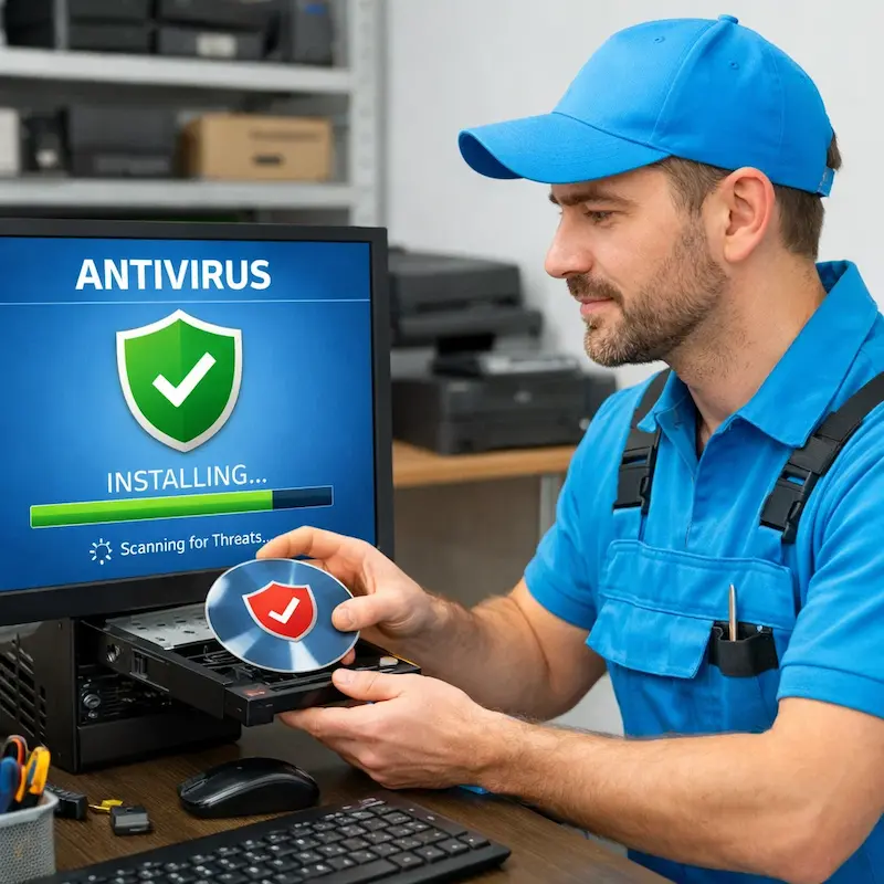 Установка антивируса в Кемерово на дому