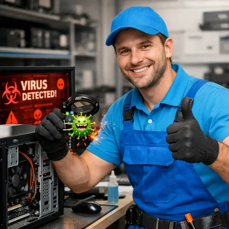 Удаление вирусов с компьютера в Кемерово