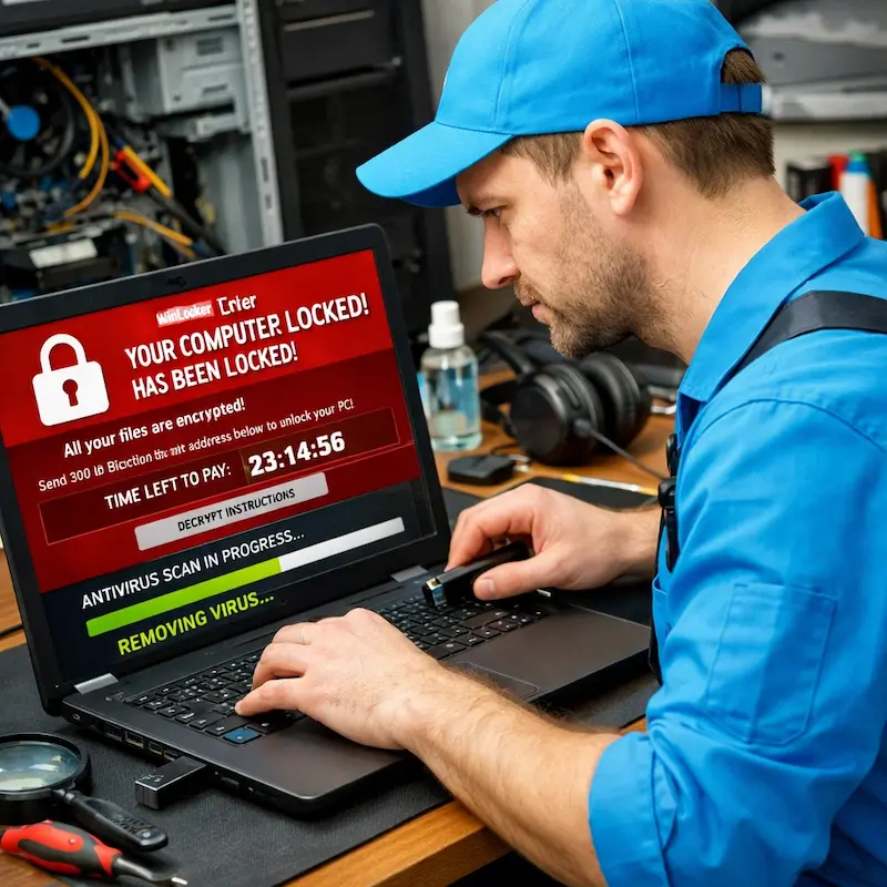 Удалить винлокер в Кемерово